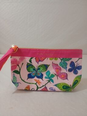 Estee Lauder Pink Butterfly Cosmetic Bag